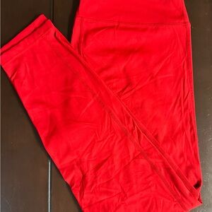 ZYIA Red Slashed Leggings